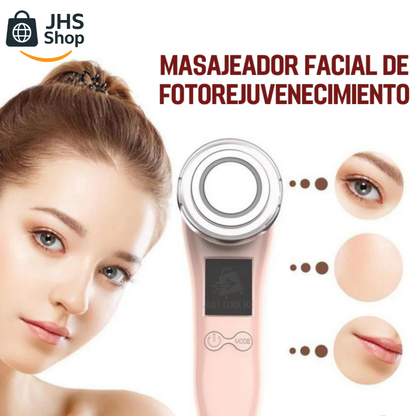 MASAJEADOR FACIAL REJUVENECEDOR DE FOTONES. 👩🏻‍⚕️ 💝 ¡Recomendado por profesionales de belleza y cuidado de la piel!