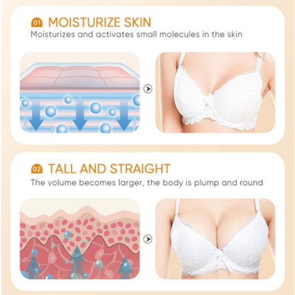 CREMA Sadoer® PARA AGRANDAR EL BUSTO. ¡Con su extracto de coco, hidrata y favorece el crecimiento del busto de forma natural!