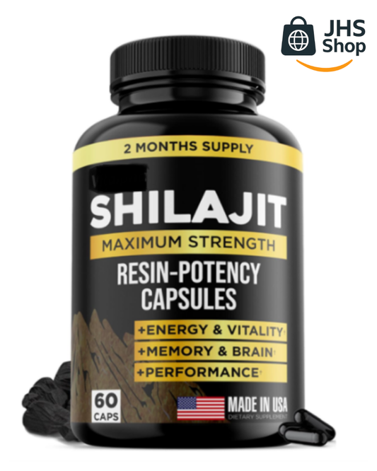 SHILAJIT™ SUPLEMENTO 100% PURO DEL HIMALAYA (60 cápsulas). ¡La resina del Himalaya que te da fuerza, aumenta tu energía y vitalidad!