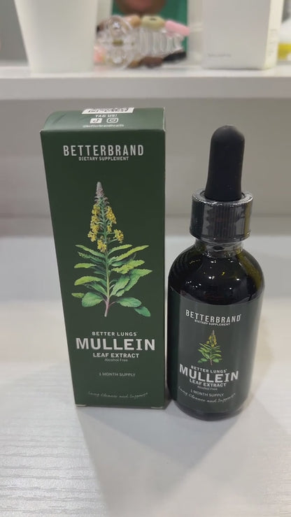 GOTAS DE MULLEIN (GORDOLOBO) 🌿 + CLOROFILA 🟢 para la salud respiratoria y pulmonar. ¡Limpia tus pulmones y respira mejor! 🫁 🩺