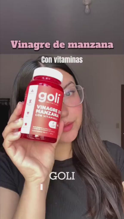 SUPLEMENTO GOMITAS GOLI® DE VINAGRE DE MANZANA (60 gomas) 🍎. ¡Mejora tu salud digestiva, energía, control de peso y bienestar general!