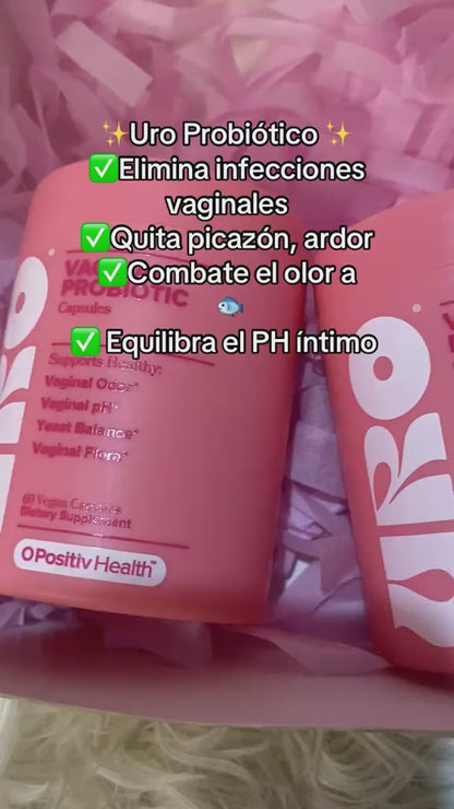 URO PROBIÓTICOS VAGINALES (60 Cápsulas). ¡Promueve y fortalece la salud de la mujer! 💖
