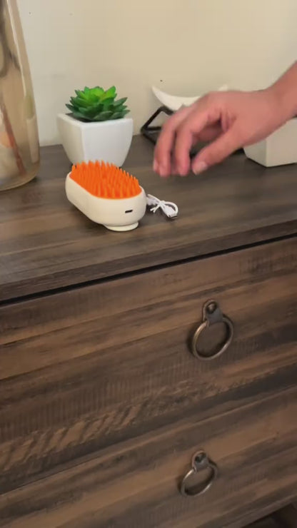 CEPILLO PARA MASCOTAS 3 en 1. 🐶 😺 ¡Cepilla y consiente a tu peludo con un masaje-spa de vapor!