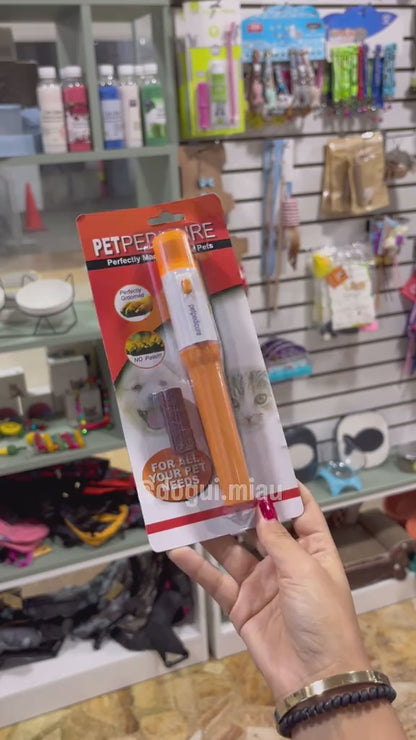 LIMA ELÉCTRICA RECARGABLE para Uñas de Perros, Gatos y Mascotas 🐾 🐈 🐕