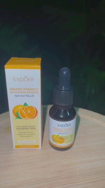 SÉRUM FACIAL Sadoer® ESENCIA DE NARANJA CON VITAMINA C. Hidratante + Antiedad + Antimanchas