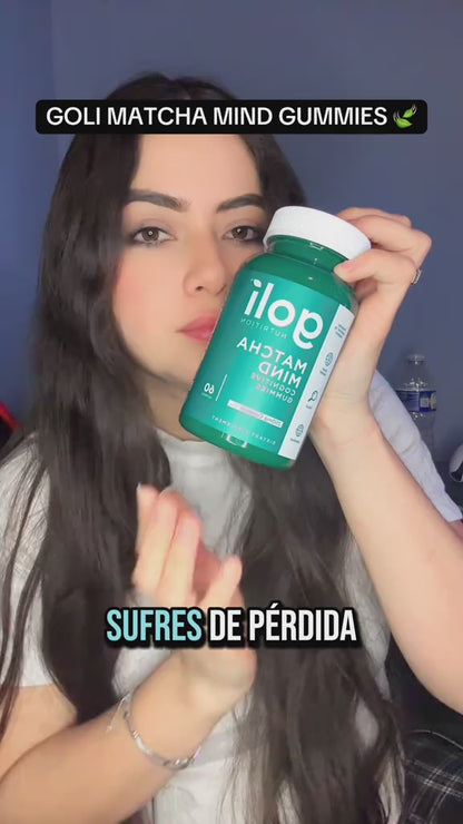 Suplemento Goli® Matcha Mind (60 gomas). 🟢 🌿 🧠 ¡Mejora tu enfoque, atención y salud cerebral!