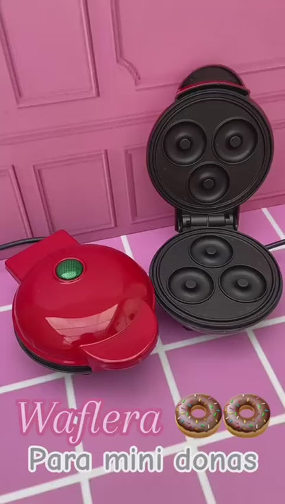 MINI MÁQUINA DE DONAS. Prepara ricas donas, ¡fácil, rápido y sencillo!