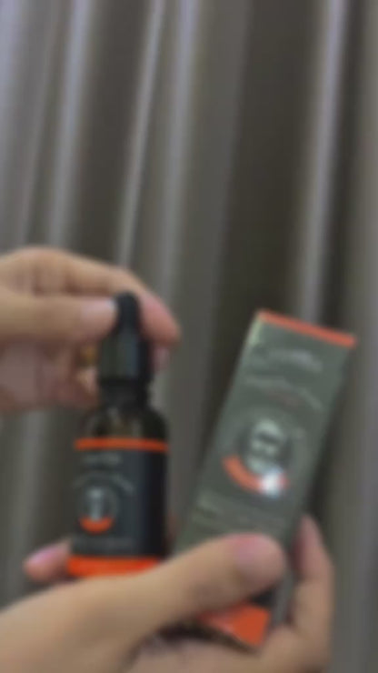 SÉRUM PARA BARBA Y BIGOTE Sadoer®. ¡Suaviza, nutre y estimula el crecimiento de barba, bigote y vello!